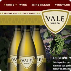 Vale Wine Co. Website